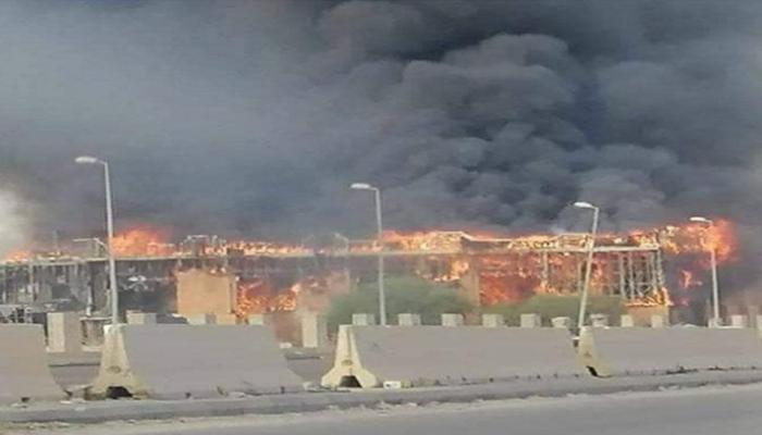 ليبيا.. حريق ضخم يلتهم "سوق الكريمية" التاريخي في طرابلس